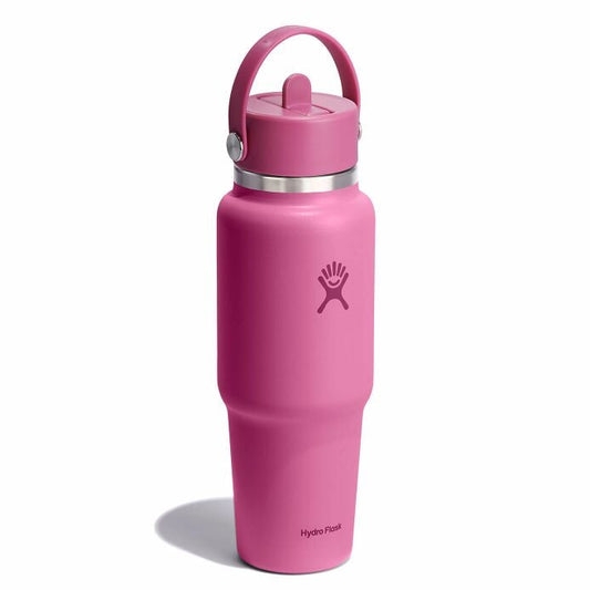 32 oz Wide Mouth Travel Bottle with Flex Straw Cap（New Color）